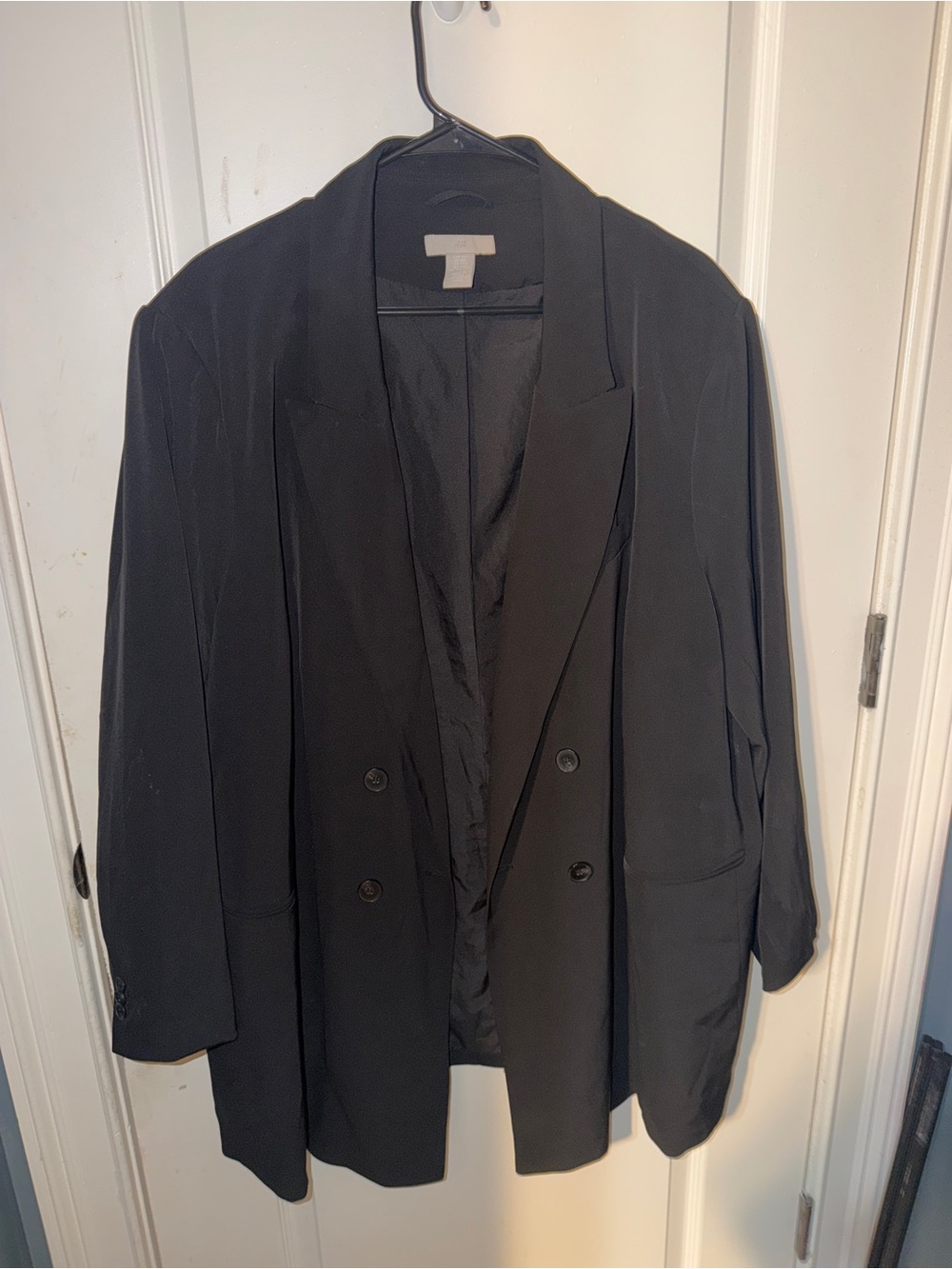 H&M Black Open-Front Women's Blazer Jacket